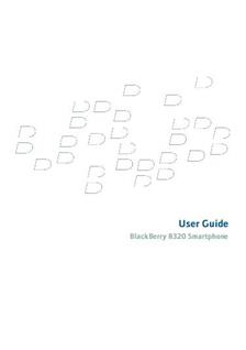 Blackberry Curve 8320 manual. Tablet Instructions.